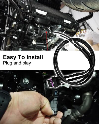 ULZOZN Fog Light Wire Harness Fit for Harley Davidson CVO 2023.5-Later Street Glide CVO/ST Road Glide 2024, Wiring Harness Fit for Baja s1/S2/Squadron Pro/Sport, Universal - Image 6