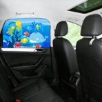 Magnetic Car Window Shade for Baby,Blackout Car Window Curtain,Car Shades for Side Windows,Sun Shade for Car Window baby,Cartoon Pattern Car Window Cover,UV Protection &Heat Blocking(Underwater World) - Image 7