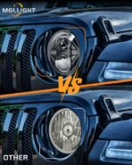 7 Inch LED Headlights DOT Approved Anti-glare 1000% Brightness H6024 LED Headlights Plug&Play, Compatible with Wrangler JK JKU TJ LJ Z-beam Cut-Off Line, 2PCS - Image 7