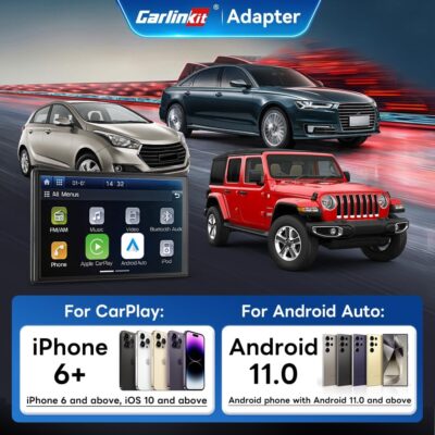 Carlinkit Wireless CarPlay Adapter 2026 MINI - for iPhone & Android Phone, Converts OEM Wired CarPlay to Wireless CarPlay, Converts OEM Wired Android Auto to Wireless Android Auto. - Image 3