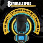 Cordless Car Buffer Polisher, 6 In Mini Buffer Polisher Kit with 2 Pack 21V Rechargeable Batteries,8 Variable Speed 5500RPM Orbital Polisher for Car Boat Detailing, Polishing,Scratch Removing - Image 4