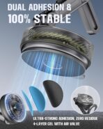 Magnetic Phone Holders for Your Car, Upgraded 360° Vacuum Car Phone Holder, 108+LBS Strongest Suction & 3000gf Magnetic, Car Phone Mount for 17 Pro Max 16 15 14 13 12/ Android Phones - Image 7