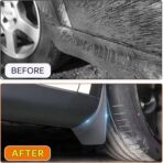 Car Mud Flaps for Porsche Macan 2014-2025 Custom Fit Splash Guards Fender Flares Front Rear Mud Guards Protects Vehicle from Dirt Rocks & Snow - Image 3