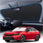 KUST Windshield Sun Shade for 2022-2024 2025 2026 Honda Civic 11th Gen Accessories, Custom Fit Car Front Sunshade Window Sun Visor Protector Foldable Blocks UV Rays Keep Car Cooler