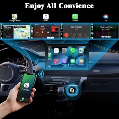 4-in-1 Wireless CarPlay Screen Mirroring Adapter for Apple CarPlay/Android Auto, 2026 Upgraded AirPlay MirrorLink Adapter, CarPlay Dongle Convert Wired to Wireless, Type C Extension, Plug & Play - Image 3