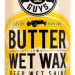Chemical Guys Butter Wet Wax - Deep Wet Shine Car Wax for Cars, Trucks, SUVs, RVs, and More, Easy On/Off Liquid Formula, Banana Scent - 16 fl oz