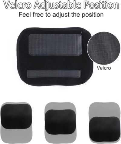 ZATOOTO Adjust Height Car Neck Pillow, Memory Foam Headrest Neck Support Pillow Adjustable Neck Pain Relieved Headrest Driving Seat Cervical Support - Image 3