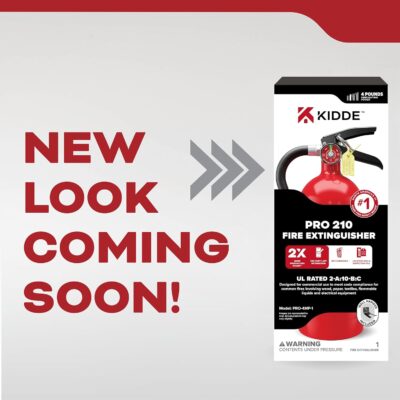 Kidde Commercial-Grade Fire Extinguisher for Office, Schools, Rechargeable, 2A10BC - Image 4
