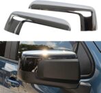AUCERAMIC 2PCS Chrome Mirror Cap Cover Clip on Replacement for 2019-2025 Chevy Silverado 1500, GMC Sierra 1500 Replacement for Left Right Side Mirror Cover (Chrome) - Image 6