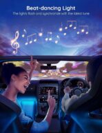 Govee Car LED Lights, Smart Car Interior Lights with App Control, RGB Lights with DIY Mode and Music Mode, 2 Lines Design LED Lights for Cars with Car Charger, 12V - Image 3