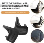 2PCS Car Mud Flaps, Scratch-Resistant & Impact-Resistant PVC Splash Guards, Vehicle Wheel Rear Mudguards for Gravel Slurry, Universal for Most Cars, SUVs, Trucks (Black) - Image 6