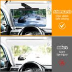 Sun Visor Extender for Cars，Adjustable Car Visor Extender Sun Blocker(UV400) ，Polarized Car Sun Visor，Safe Driving Extension for Glare，Clip on Sun Visors for Cars, Universal (Universal, L) - Image 4