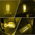 2 PCS USB Car Interior Lights, Plug-in Retro Car Atmosphere Lamps with Touch Adjustment, Portable Mini Nightlights, Universal Ambient Lighting Kits for Vehicle Interior Accessories (Yellow) - Image 6