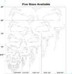 HungMieh 3D Skull Stickers and Decals for Car Windows, Doors, and Trucks - Laser Bumper Stickers for Car Styling and Decor - Holographic Silver, 6.97" - Image 5