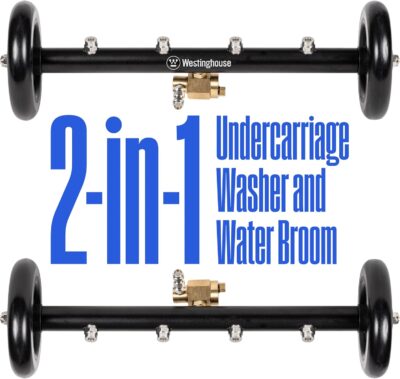 Westinghouse Universal 16" Pressure Washer Undercarriage Cleaner and Water Broom Attachment - 4400 PSI, 1/4" Connector - for Gas and Electric Pressure Washers - Image 9