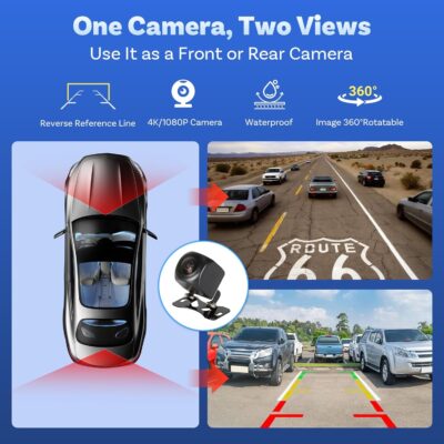 OTTOCAST OttoScreen AI, 11.4" Portable CarPlay Screen for Car with YouTube and Backup Camera for iPhone(iOS 8+) Android Auto(Android 11+), Built-in Apps, Voice Control, Android 15 OS - Image 5