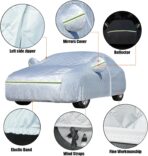 7 Layers Waterproof Heavy Duty Car Covers for Automobiles All Weather Season Anti-Hail UV Protection Snowproof Outdoor 10.5LBS Full Cover Universal Fit Sedan 178" to 185" - Image 5