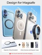 LISEN for MagSafe Car Mount, 2026 Magnetic Phone Holders for Your Car Air Vent Phone Mount, Hands Free Cell Car Phone Holder Accessories for Men Women fit iPhone 17 17e 16 15 14 13 12 Pro Max Kids - Image 3