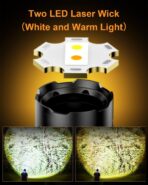 SKYFIRE Rechargeable Headlamp 3000 Lumens Motion Sensor, LED Super Bright Head lamp with 7500mAh Battery, Zoomable 13 Modes 90° Adjustable Waterproof Head Light for Running Cycling Camping Hiking - Image 3