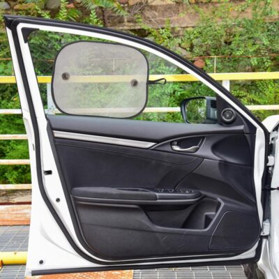 Car Window Sun Shades 2pcs Set Nylon Mesh Side Window Sun Blocking Covers 48x38cm UV Protection for Vehicle Interior Summer Sunshade - Image 3