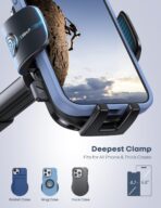 Lamicall Car Phone Mount - [Strongest Military-Grade Suction Cup] 360° Rotation Phone Holders for Your Car Quick Release Adjustable Phone Mount for Car Dashboard for iPhone 17 16 Pro Max Galaxy Truck - Image 2