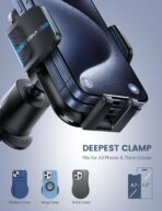 Lamicall 2026 Wider Clamp & Metal Hook Car Phone Holder Vent [Thick Cases Friendly] Phone Holders for Your Car Mount Gfts Automobile Hands Free Accessories for Women Men for iPhone 16 15 14 13 Pro Max - Image 2