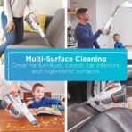 BLACK+DECKER Dust Buster Hand Held Vacuum Cordless Rechargeable, Portable Vacuum for Car, Extended Runtime, Powerful Suction, Extra Long Crevice Tool, AdvancedClean+ (HHVK320J10) - Image 5