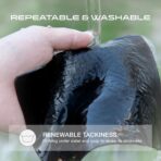 Car Dashboard Non Slip Mat, JIMISHA Anti Slip Pad, Anti Slide Sticky Dash Pad, Multifunctional Fixate Gripping Gel Pad for Radar Detector, Cell Phone, Keys, Glass, GPS, Coins 6.3x5.1 inch (2 Pack) - Image 4