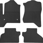 Car Floor Mats Custom Fit for Chevrolet Tahoe/GMC Yukon 2015-2020 Chevy Black Rubber All Weather Protection Auto Floor Liners Heavy Duty Odorless