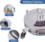 Biswing 14" Pressure Washer Surface Cleaner with 4 Wheels, Stainless Steel Power Washer Accessory for Driveways Sidewalks Patios Cleaning, 1/4" Quick Connector, 2 Extension Wand Attachments, 4000 PSI - Image 6