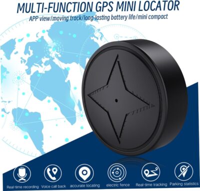GPS Trackers, GPS Strong Magnetic Vehicle Anti-Lost Car Trackers, Small Locator Real Time, Anti-Theft Micro Tracking Device with Free App, Device - Image 6