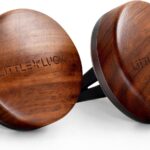 Littlelucky Car Air Freshener, 2 PCS North America Walnut Wood, Car Air Freshener Vent Clip for Hidden Air Vent etc, 4 PCS Scent Refills, 2 Natural Plant Extract Fragrance Long-lasting for 120 Days