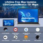 GPS Navigator for Car with 2026 Maps Lifetime Free Update, 7" Car GPS Navigation System for Vehicles Truck Commercial Drivers with POI/ZIP Search, Support FM, Voice Guidance, Speedcam/Red Light Alerts - Image 4
