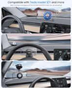 Magnetic Suction Cup Phone Mount for Magsafe, 360° Adjustable Magnetic Car Phone Holder, Pocket Size Foldable Car Mount, Cell Phone Holders for Your Car for iPhone 17 16 15 14 13 12 Series - Image 8