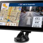 7'' GPS Navigator for Car Truck RV - 2026 North America Maps Free Lifetime Updates, Touchscreen Navigation System, Speed & Red Light Warning, Turn-by-Turn Voice Guidance, for All Cars (Blue)