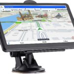 GPS Navigator for Car, Latest 2026 Map 7 inch Touch Screen Car GPS 256-16GB, Voice Turn Direction Guidance, Support Speed and Red Light Warning, North America Lifetime map Free Update(Dark)