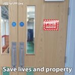 iSYFIX Fire Extinguisher Inside Signs Stickers – 5 Pack 5x4 Inch – Self-Adhesive Vinyl Decals, Laminated for UV, Weather, Scratch, Fade Resistance, for Cars, Trailers, Rv's, Trucks and Vehicles - Image 2