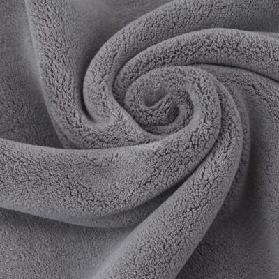 Amazon Basics Microfiber Car Drying Towel, 36"L x 25"W, Gray - Image 4