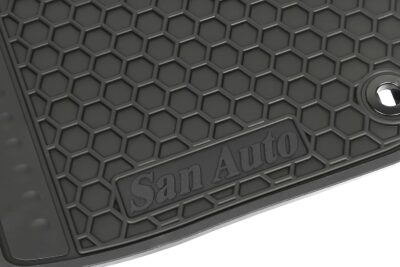 Car Rubber Floor Mat for Honda CRV CR-V 5th Generation 2017-2022 Custom Fit Full Black Auto Liner Mats All Weather Protection Heavy Duty Odorless - Image 2