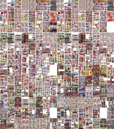 Pack of Random 8 Sheets Car Racing Stickers Motocross Dirt Bike Stickers Decal Sponsored Sticker Brand Logo Motorcycle Truck Bicycle Bike Logo Stickers Fire Flame Tattoo Sign Symbol - Image 2