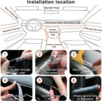 Ambient Lighting car Accessories Interior car Lights APP Control，236" Fiber Optic，5 in 1 led Strip Lights，16 Million Colors Car Neon Lights, Sync to Music（Cigarette） - Image 7