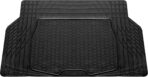 FH Group Automotive Floor Mats - Heavy-Duty Rubber, All Weather Protection Universal Fit Full Set Floor Mats and Cargo Mat, Climaproof, Semi Custom Trimmable for Most Cars, Sedan, SUV, Truck, Black - Image 8
