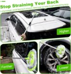 Ordenado 62" Car Wash Brush Kit Mitt Mop Sponge with Long Handle Chenille Microfiber Car Cleaning Brush Kit Supplies Car Washing Mop Kit Car Care Kit of Scratch-Free Replacement Head for Car RV Truck - Image 3