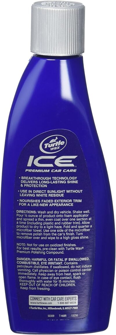 Turtle Wax T-468R ICE Liquid Wax - 14 oz., White - Image 2