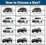 Car Cover Solar Charging, Automatic aterproof Windproof & Snowproof, Electric Shrinkage Car Window Covers, Fit for Sedan, MPV, SUV. 3XXL-White - Image 3