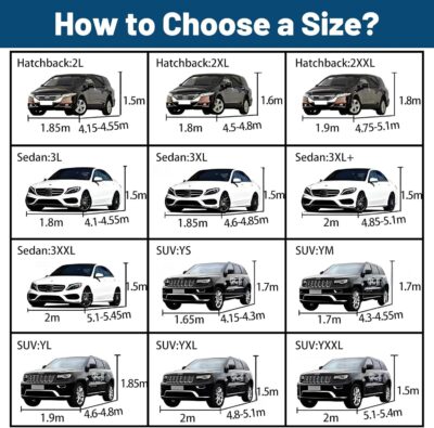 Car Cover Solar Charging, Automatic aterproof Windproof & Snowproof, Electric Shrinkage Car Window Covers, Fit for Sedan, MPV, SUV. 3XXL-White - Image 3