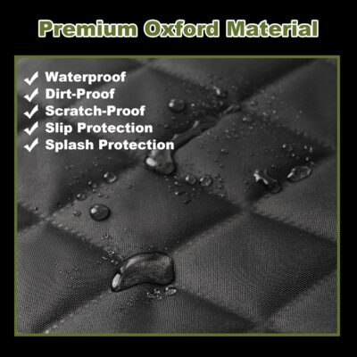 Femuar 2 Packs Car Front Seat Cover for Dogs, Waterproof Pet Car Seat Protector, Nonslip Scratch-Proof Dog Seat Cover for Cars, Trucks & SUVs - Image 7