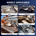 Compressed Air Duster,130000RPM Electric Air Duster Brushless Motor with Adjustable Stepless Speed, Fast Charging Rechargeable Cordless Air Blower for PC,Car,Keyboard,Pet,Home & Outdoor - Image 8