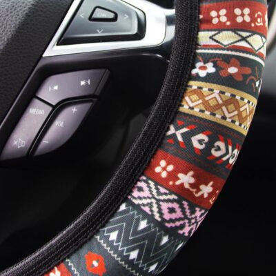 Steering Wheel Cover for Women Boho Universal Steering Wheel Covers Protector Car Accessories for Car 15 inch (Boho) - Image 5