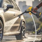 Wagan EL6312 Cordless Power Pressure Washer with 6-in-1 Long Nozzle 970PSI Portable Power Washer with 2 Rechargeable 3.0Ah Batteries Using for Car, Garden, Floor Cleaning - Image 4